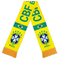 Brazil CBF Fan Scarf Yellow Green Tassel