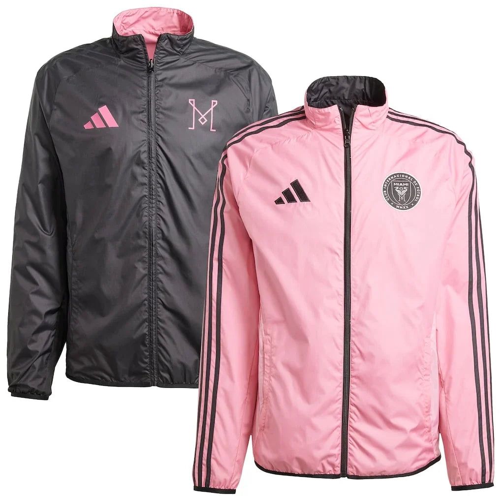 Inter Miami Rosa/Negra Anthem Reversible Full Chaqueta 2025